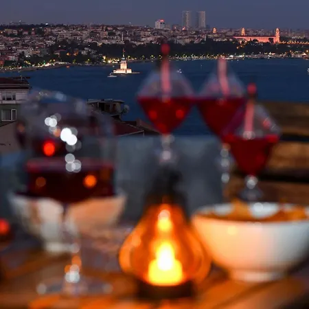 The Maiden Tower From Your Bedroom Romantic View, In Taksim Square Apartment