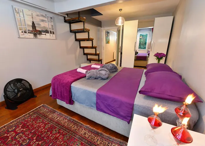 The Maiden Tower From Your Bedroom Romantic View, In Taksim Square Daire İstanbul