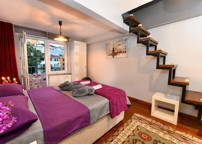 Daire The Maiden Tower From Your Bedroom Romantic View, In Taksim Square İstanbul