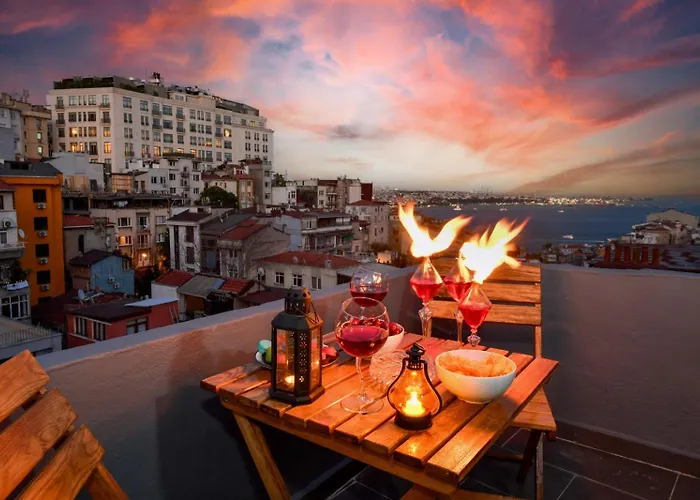 The Maiden Tower From Your Bedroom Romantic View, In Taksim Square * İstanbul